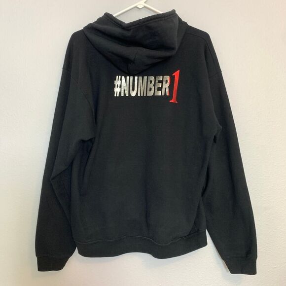 Winning Team Graphic Hoodie Michael Jackson BAD Black Peyton Size M - Picture 5 of 6